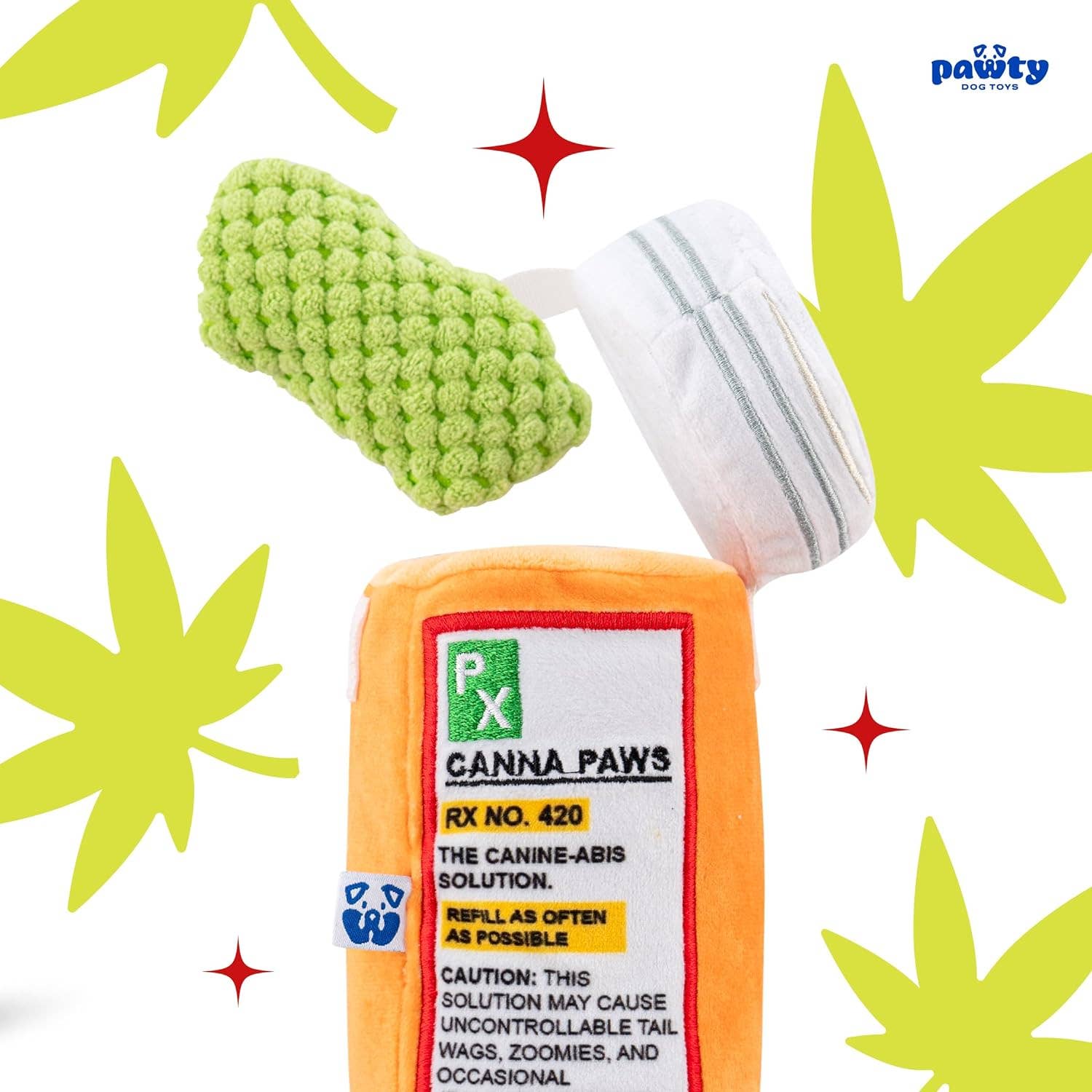 PAWTY Dog Toys – wholesale Pet plush toy – Dog – PAWTY 420 SERIES14