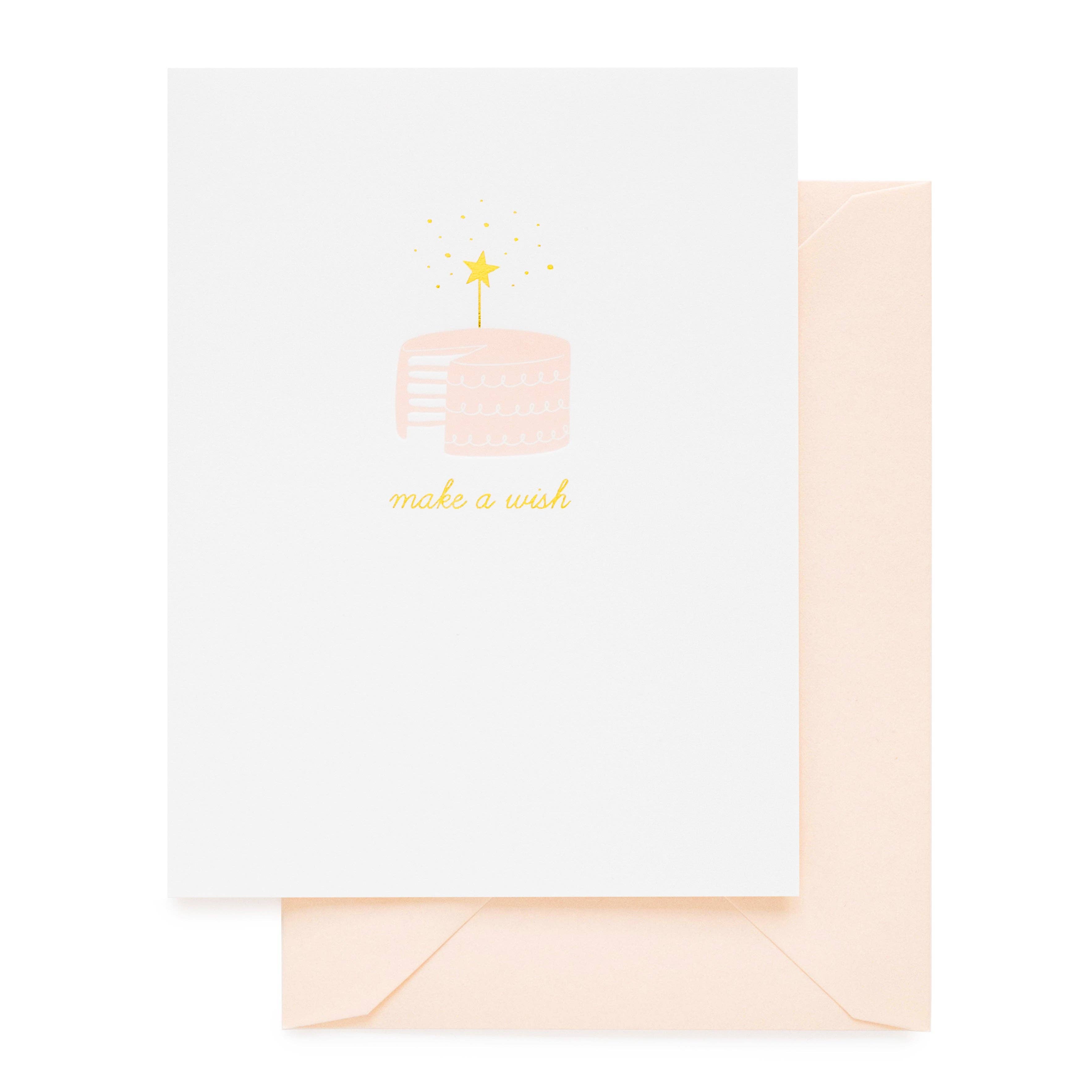 Sugar Paper - Vente Cartes d'anniversaire - Faire un vœu0