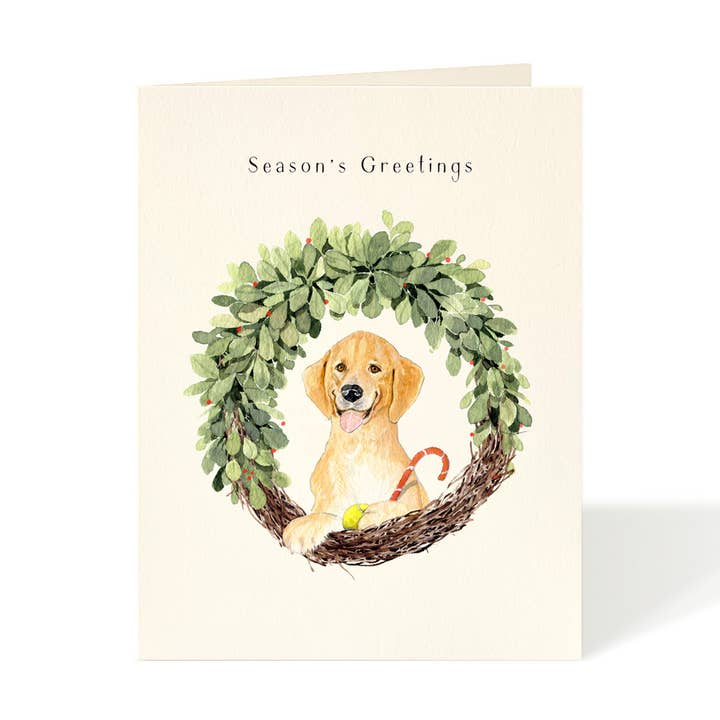 Lab Greetings - Holiday Christmas Cards for wholesale by Felix Doolittle