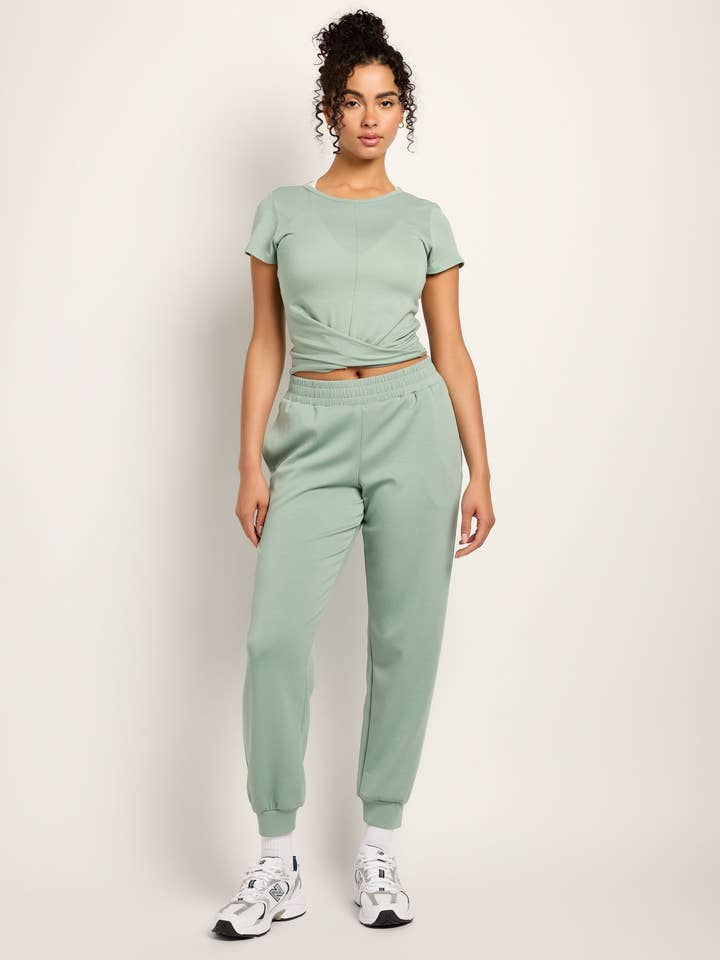 Double Knit Jetset Jogger for wholesale by Interval