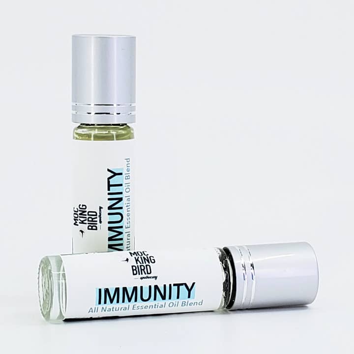 Immunity Stay Healthy Essential Oil Rollerball | Magnesium Oil Immune Support Blend with Clove, Eucalyptus & Lemon for wholesale by Mockingbird Apothecary