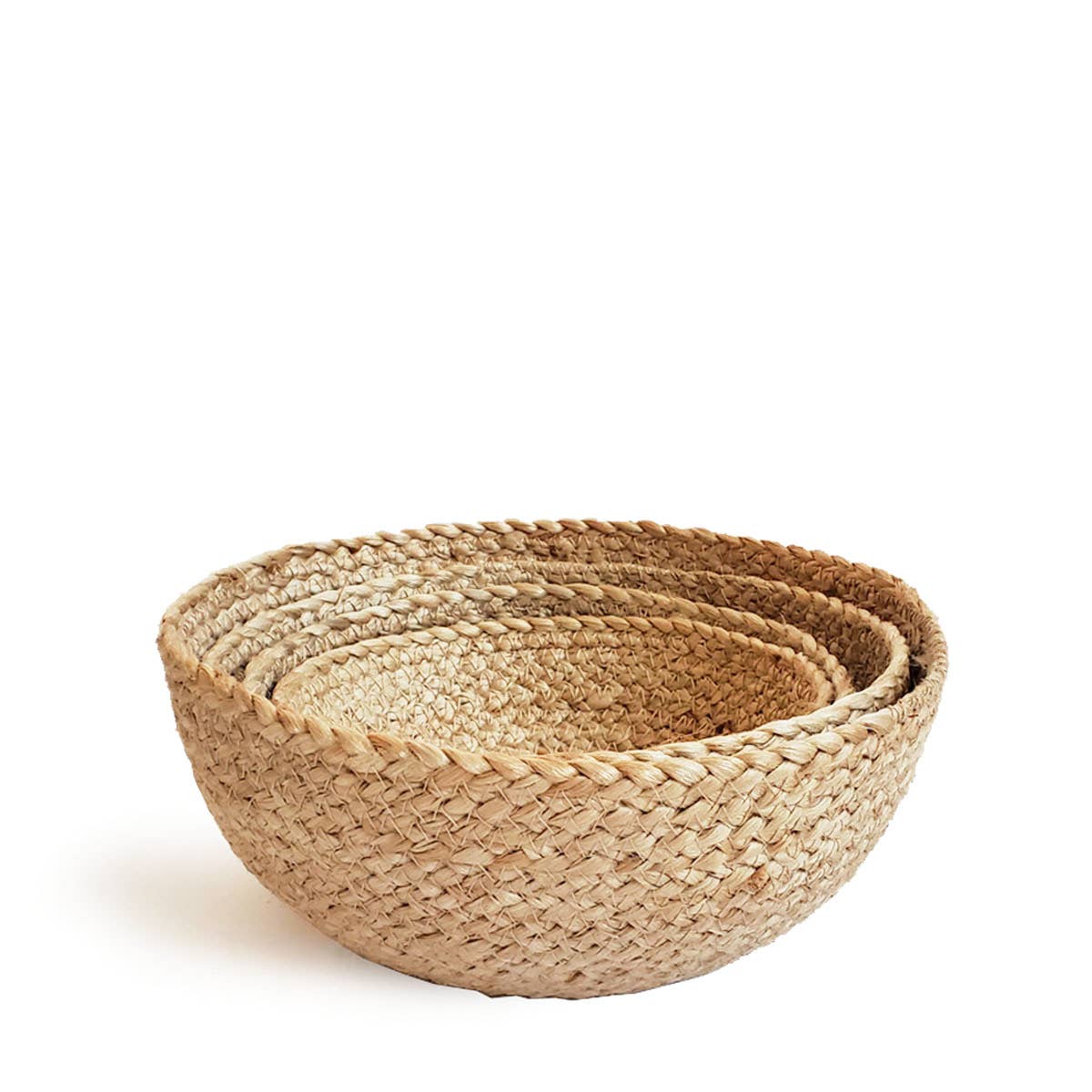KORISSA - Wholesale Basket - Handwoven Storage Basket • Kata Candy Bowl-Natural-Set of 46