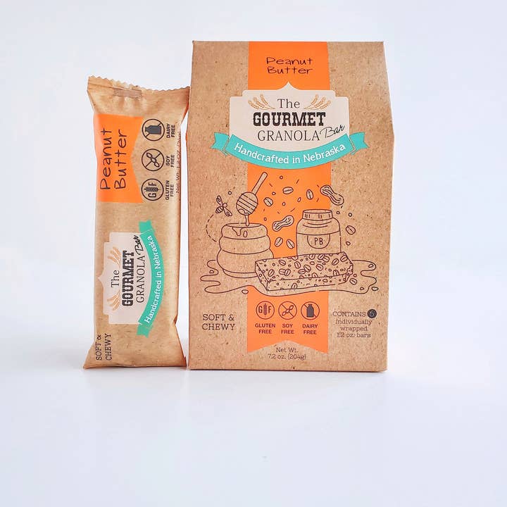 The Gourmet Granola - Wholesale Snack Bar - Peanut Butter Granola Bars