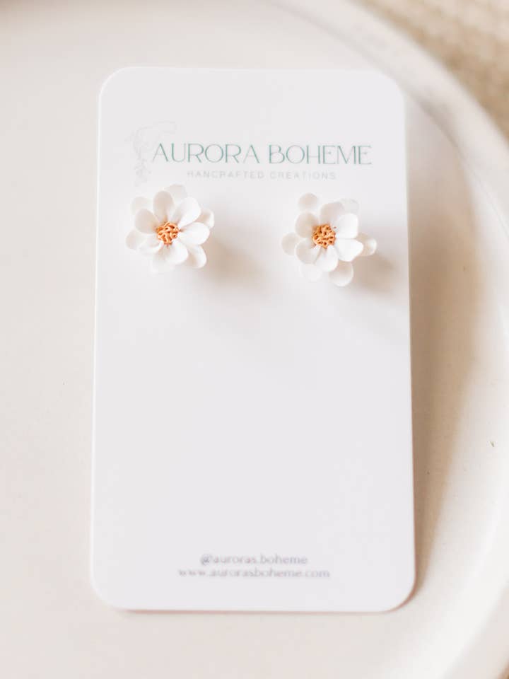 Small Daisy Stud for wholesale by Aurora Boheme