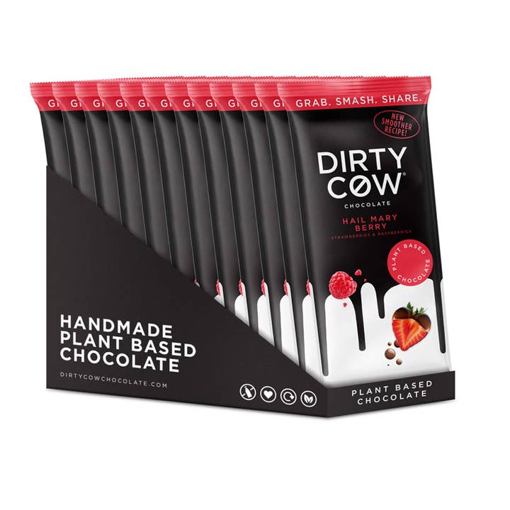 DIRTY COW CHOCOLATE – Engroshandel Chokoladebar – **NY** HAIL MARY BERRY plantebaseret vegansk chokoladebar2