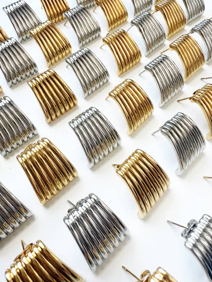 The Maddisyn Hoop Earrings for wholesale by Hey Grl Hey Jewelry