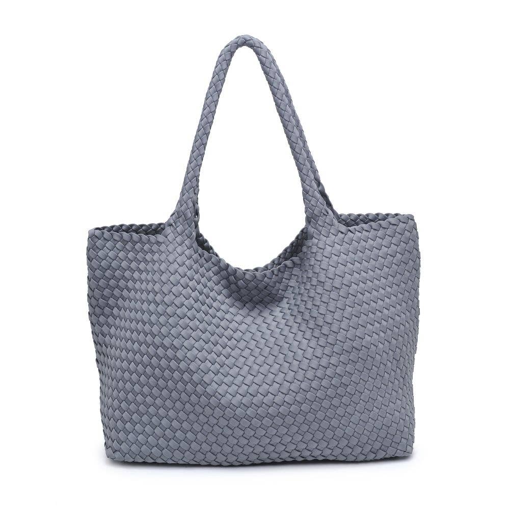 Sol and Selene – Großhandel Tragetasche – Damen – Große gewebte Neopren-Tasche "Sky's The Limit"38