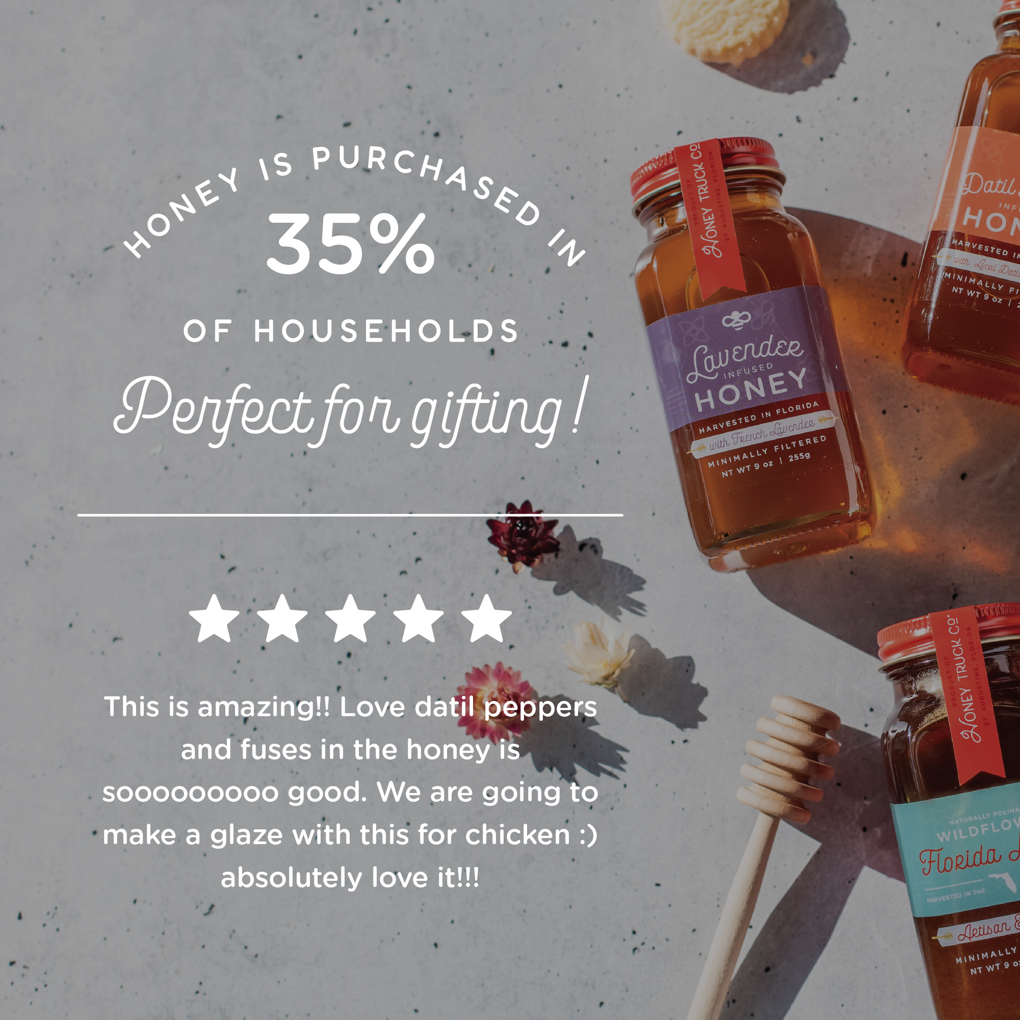 Honey Truck Company - Wholesale Honey - Vanilla Infused Honey | Raw Honey | Infused Honey5