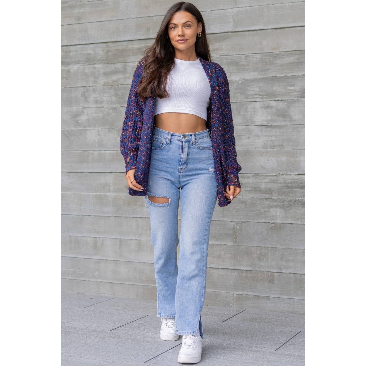 Multi KNIT JACKET_8WC1124 for wholesale on Faire3