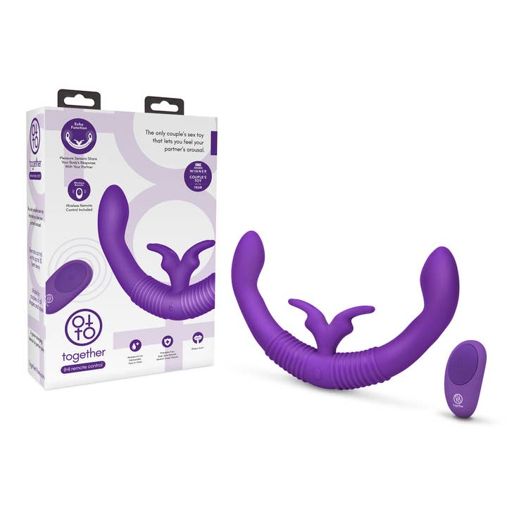 Remote Control Together Toy-Purple for wholesale by Lux Fetish Store