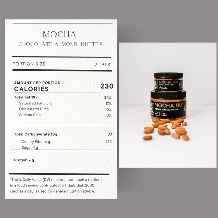 Gone Nuts Company - Wholesale Nut butter - Mocha Almond Butter2