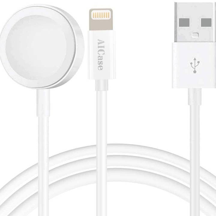 2 in 1 Wireless Charging Cable Compatible with Apple Watch and iPhone for wholesale by AICase