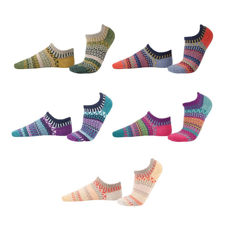 Conjunto de Meias de Tornozelo por atacado de Solmate Socks