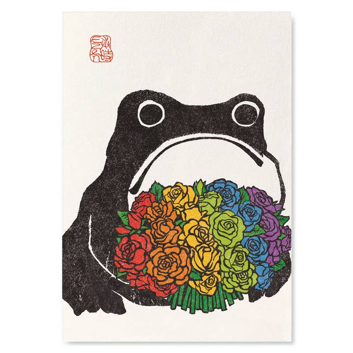 LGBTQ+ FAB EZEN FROG: Impressão de arte japonesa por atacado de Ezen Trade