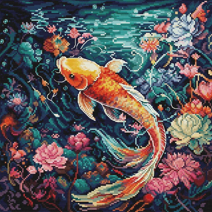 Cross Stitch Kit Luca-S - Sea Life, BU5032 for wholesale by Luca-S