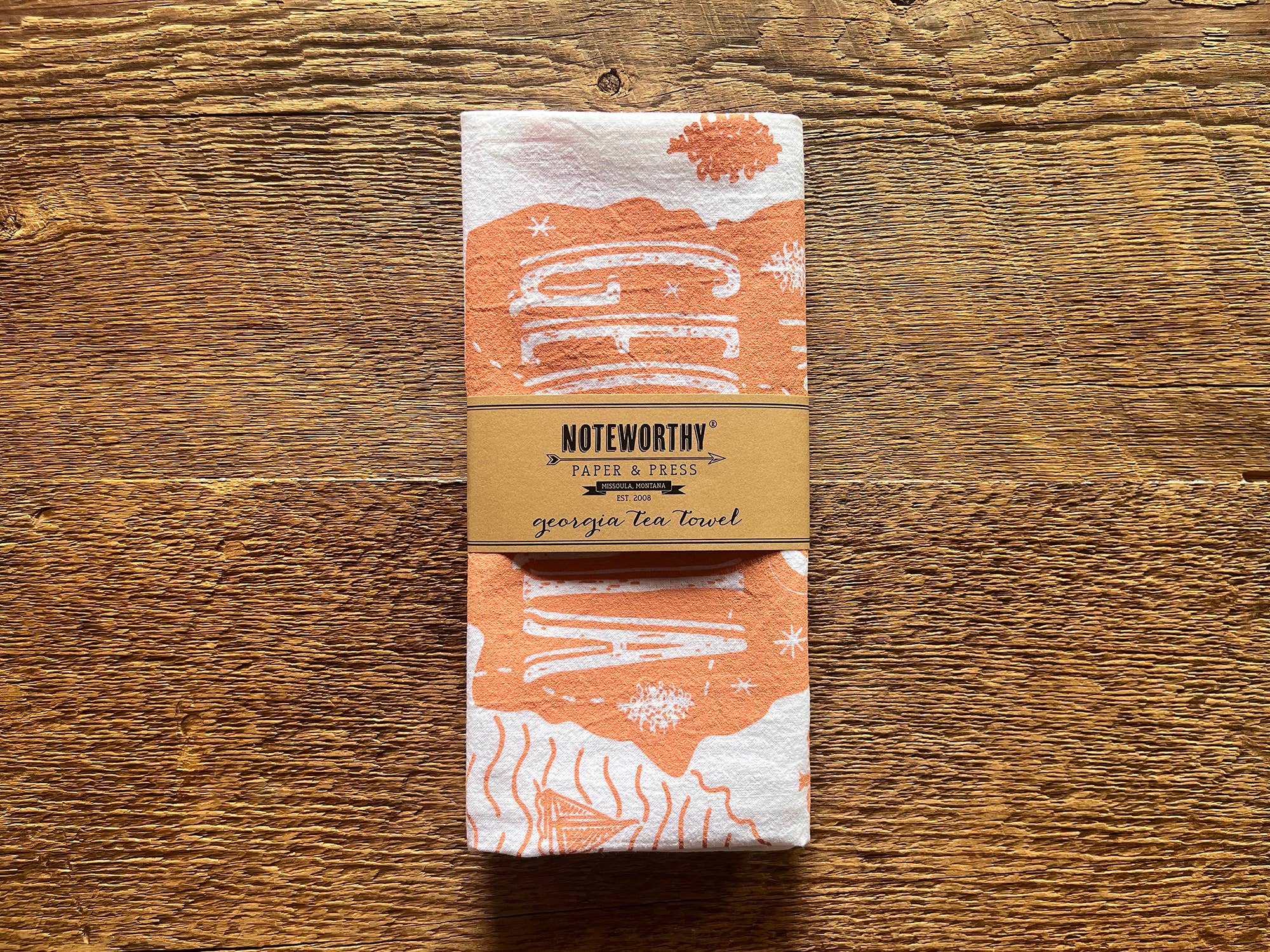 Noteworthy Paper & Press - Wholesale Tea Towel - Georgia Tea Towel4