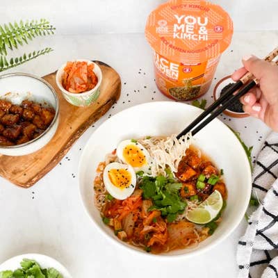 Lotus Foods – Engroshandel Ramen – Krydret Kimchi ris Ramen nudelsuppe - 1.98 oz/6 pk