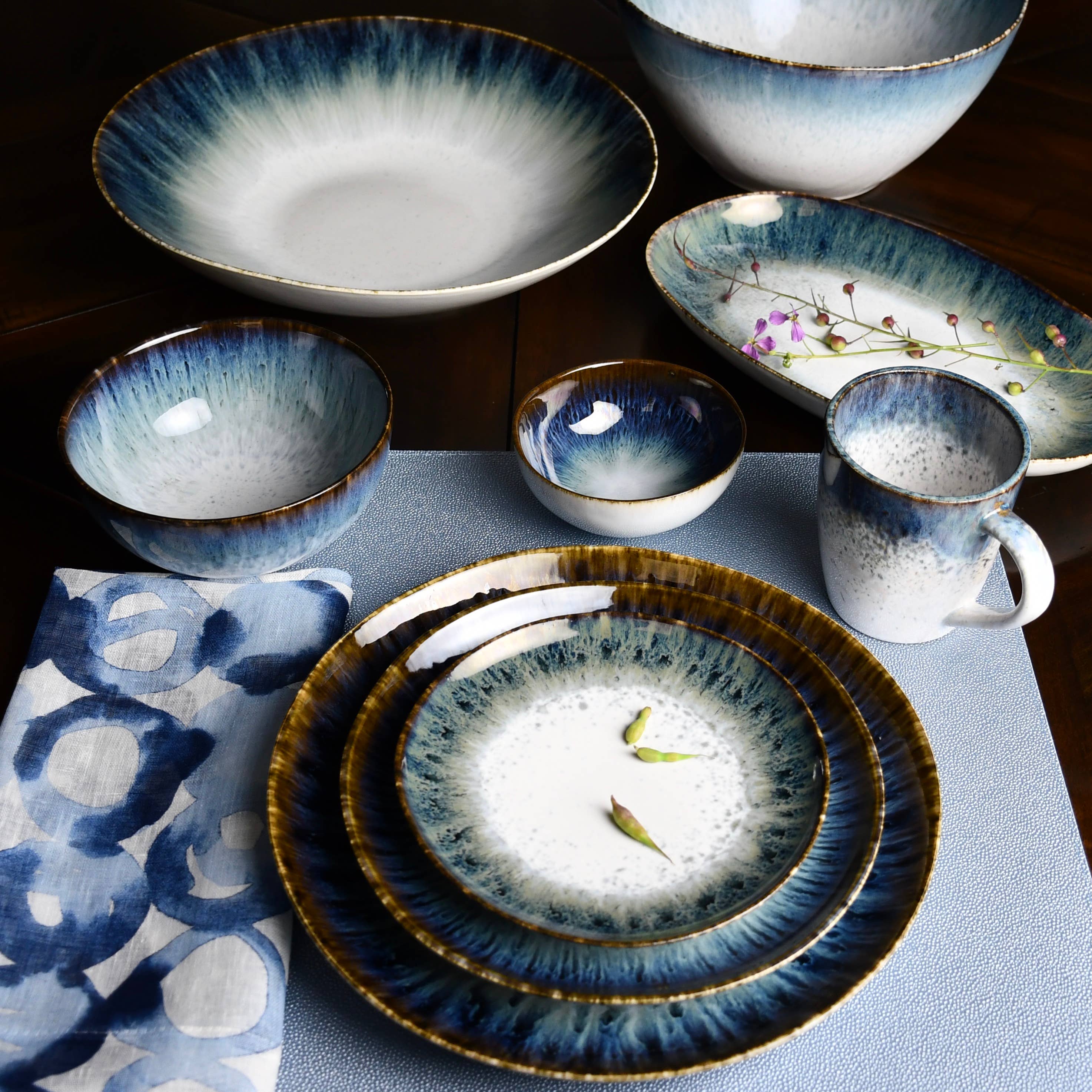 Carmel Ceramica - Wholesale Appetizer Serveware - Cypress Grove Appetizer Plate5