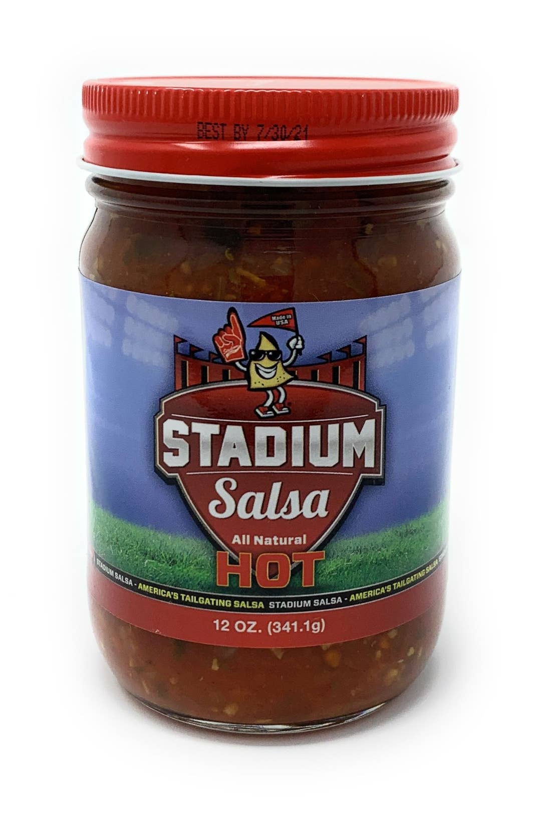 12 oz Hot Stadium Salsa for wholesale by Stadium Salsa LLC