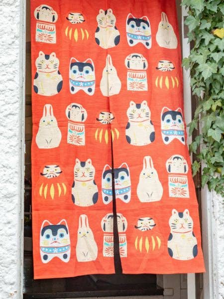 Japanese Traditional Carfts NOREN Curtain for wholesale by Ametsuchi by Amina Collection