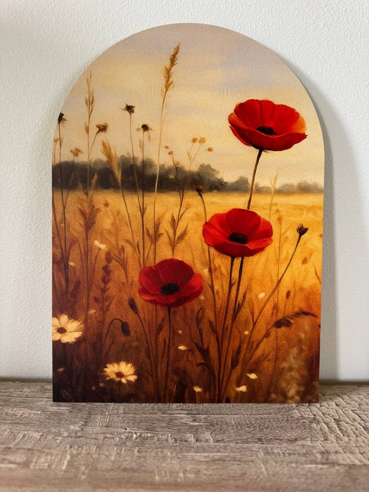 Fall Red Flowers Arch for wholesale by Lily and Sparrow