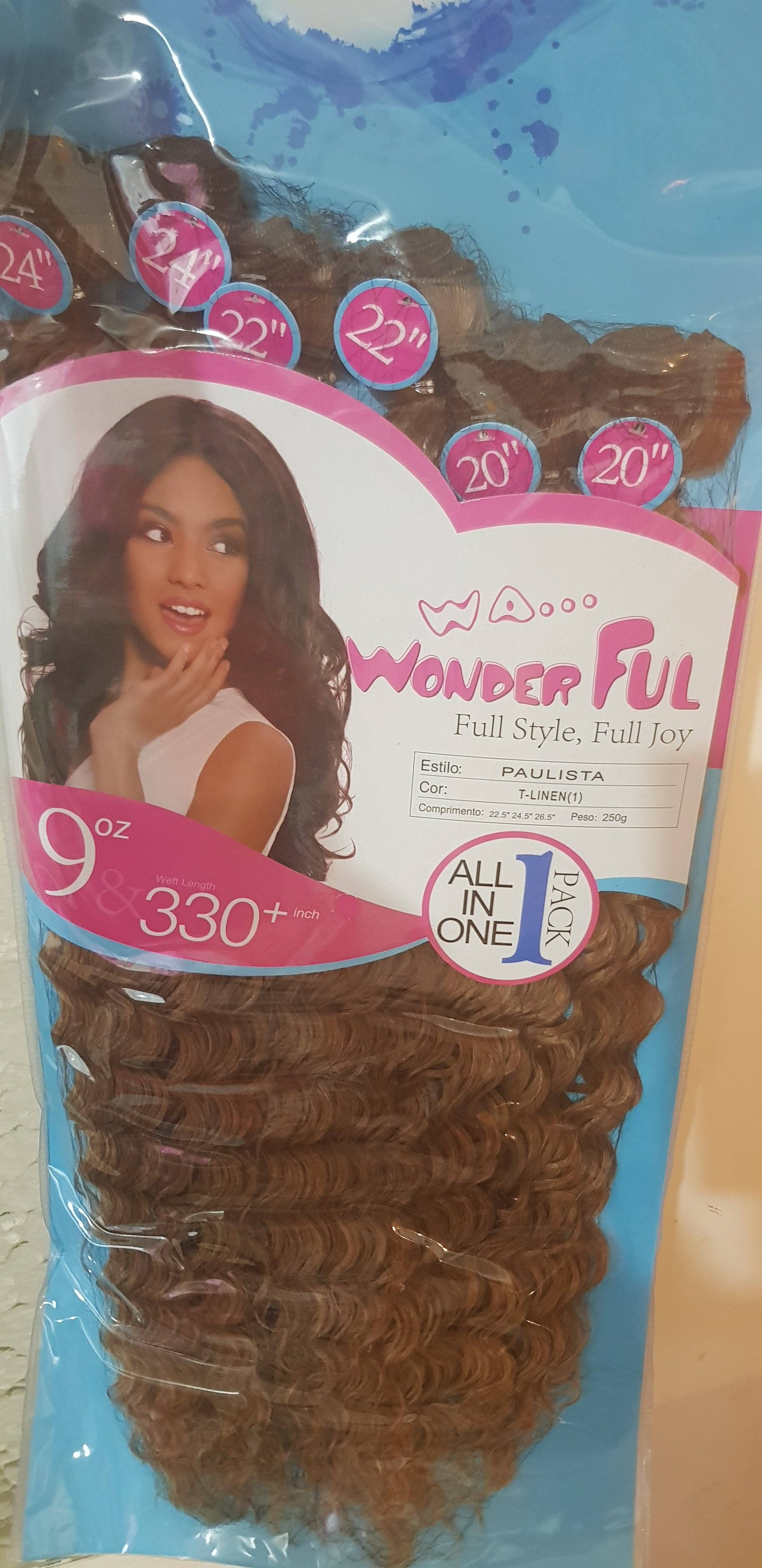 Chabinehairstore – wholesale Hårförlängningar – Golden halvnaturlig fläta, 1-pack lösning1