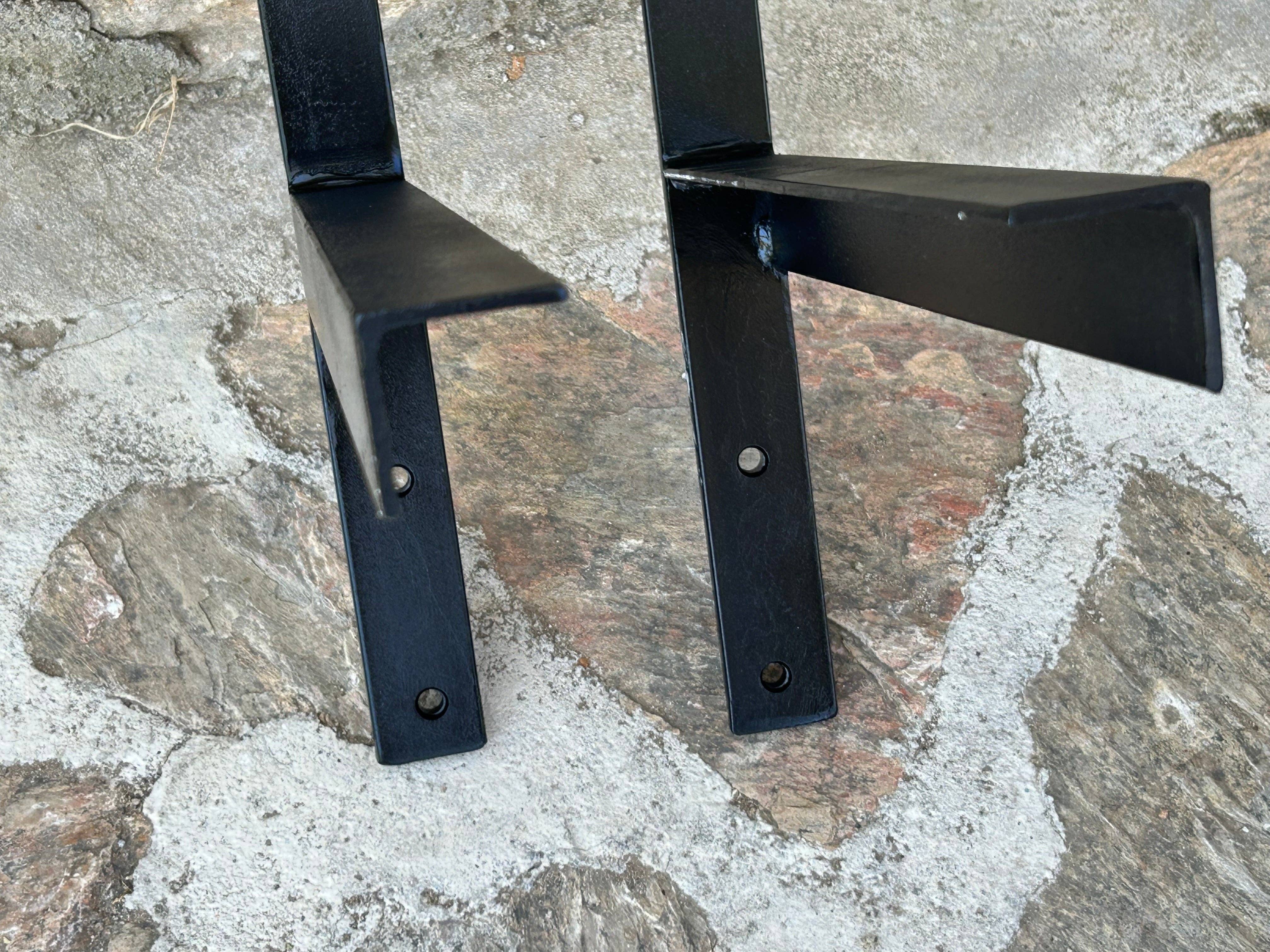 Arbon Marble - Vente Étagères murales - Supports en acier pour éviers muraux en marbre, supports de vanité flottants, support de montage mural, supports muraux pour console de lavabo7