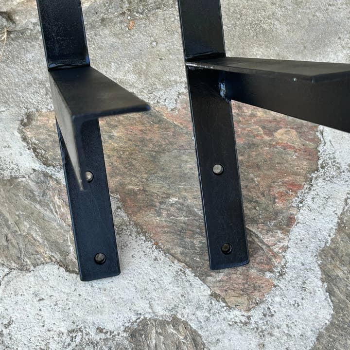 Arbon Marble - Vente Étagères murales - Supports en acier pour éviers muraux en marbre, supports de vanité flottants, support de montage mural, supports muraux pour console de lavabo7