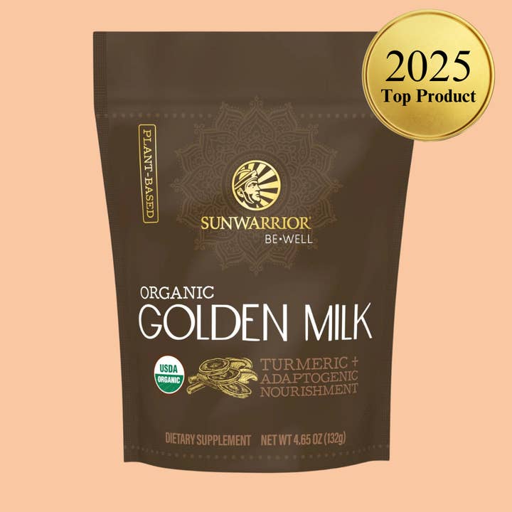 Be Well Golden Milk Drink Powder Mix - Turmeric & Adaptogens for wholesale by Sunwarrior