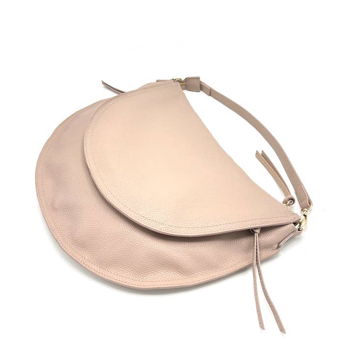 Suie Valentini srl - Wholesale Shoulder bag – women's - Genuine leather hobo bag, Made in Italy, Big size, art. 112597