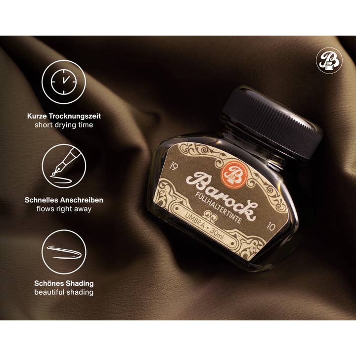 Octopus Concept GmbH - Wholesale Ink Pad - Baroque 1910 Umbra Writing Ink 30 ml