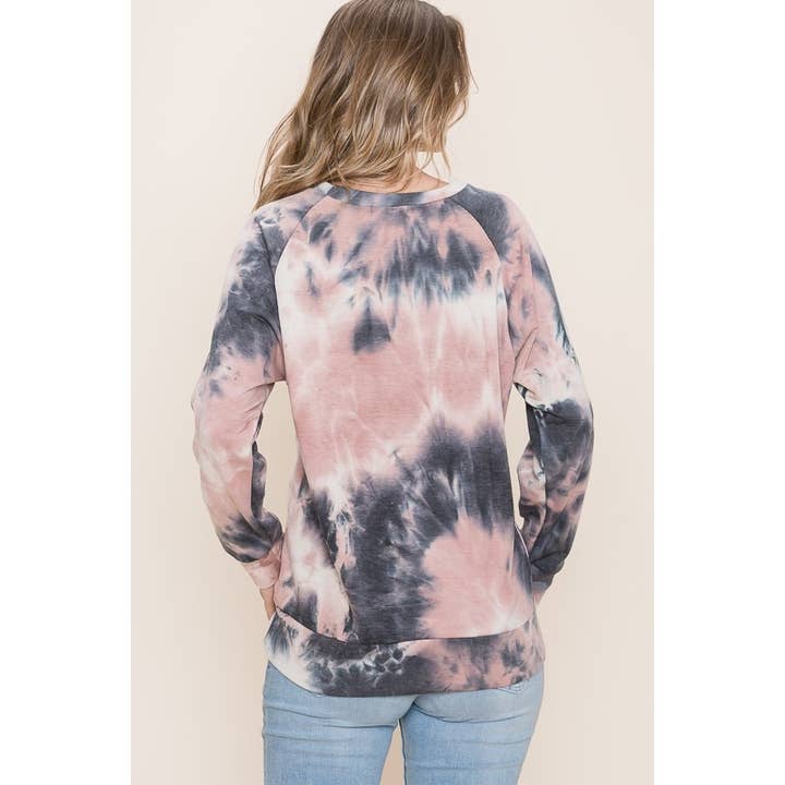 TIEDYE LONG SLEEVE TOP for wholesale by Reborn J