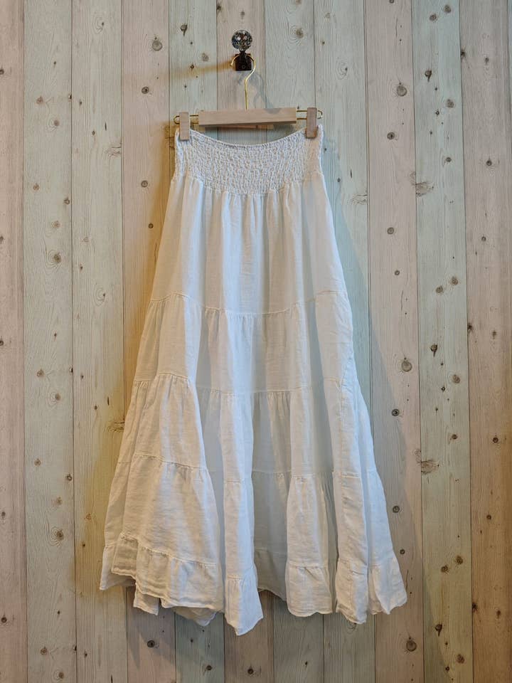 Linen & More - Wholesale Skirt – Women’s - REF 80212 100% LINEN SKIRT2