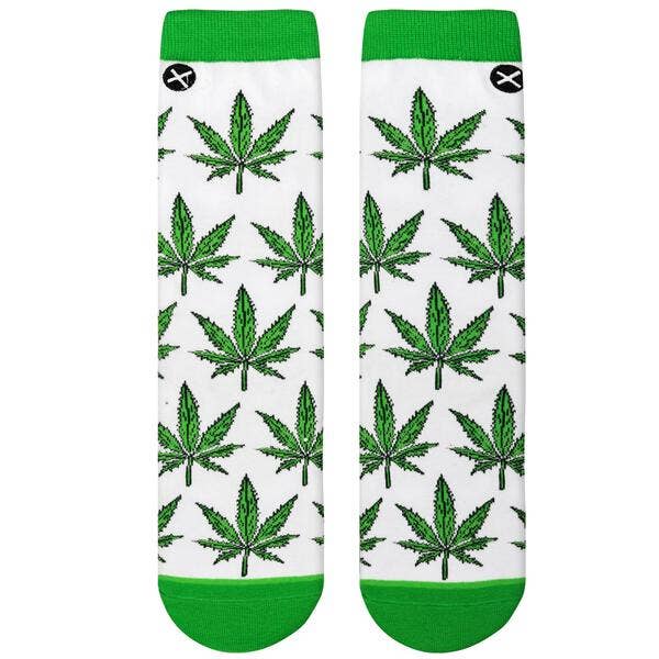 Odd Sox - Vente Chaussettes – femme - Feuilles de ventilateur - ras du cou droit pour femmes