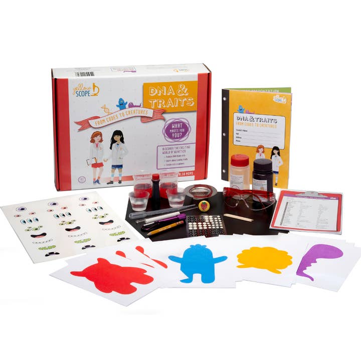 Yellow Scope - Wholesale DIY Craft Kit - Kids - DNA & Traits: From Codes to Creatures1