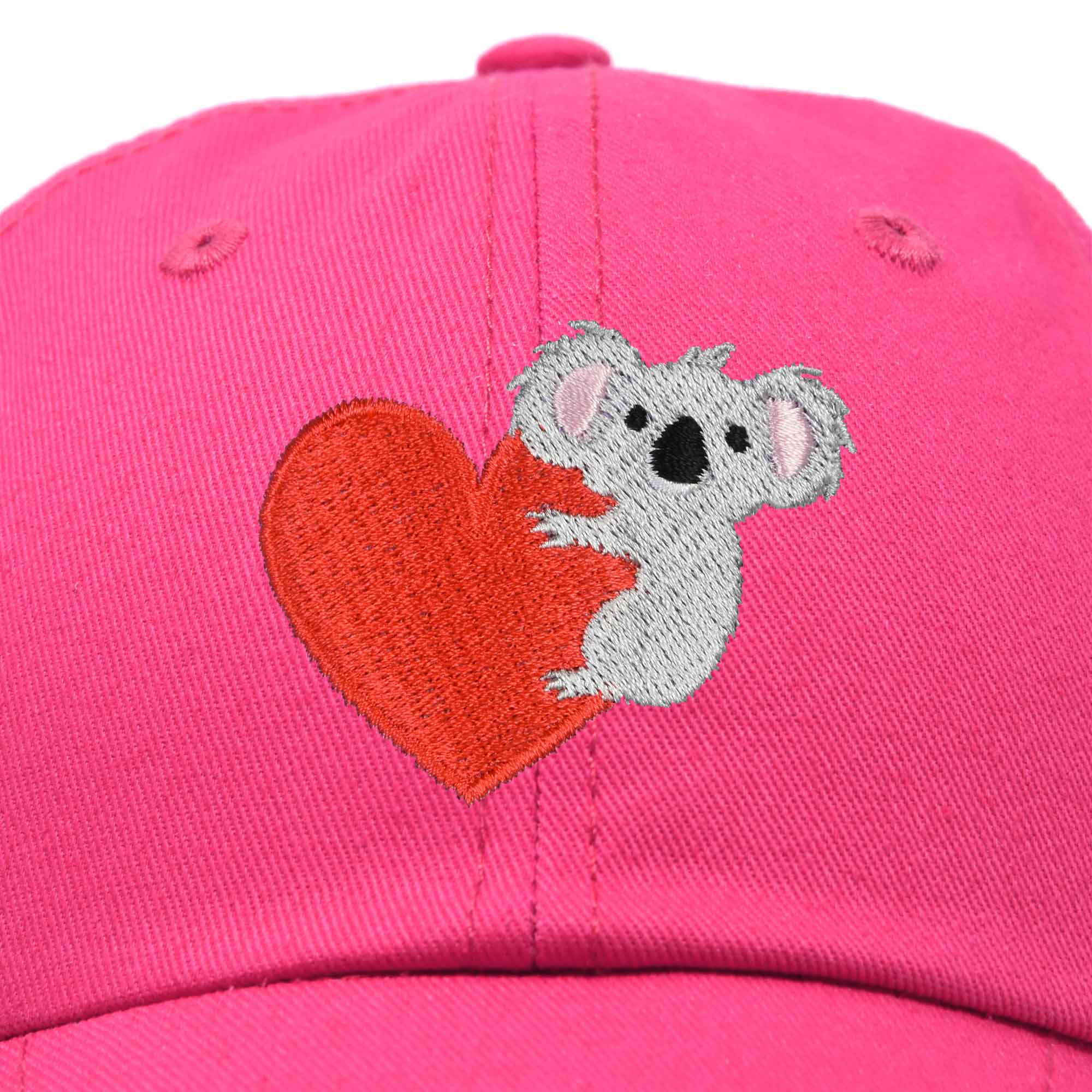 Dalix - Wholesale Baseball Cap - Women's - DALIX Cute Koala with Heart Hat Womens Embroidered Ball Cap5