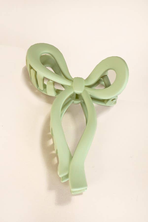 JOSSLYN by wall to wall - Wholesale Hair Clip - Women's - MATTE BOW HAIR CLAW CLIPS | 40H72112