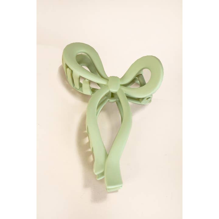 JOSSLYN by wall to wall - Wholesale Hair Clip - Women's - MATTE BOW HAIR CLAW CLIPS | 40H72112