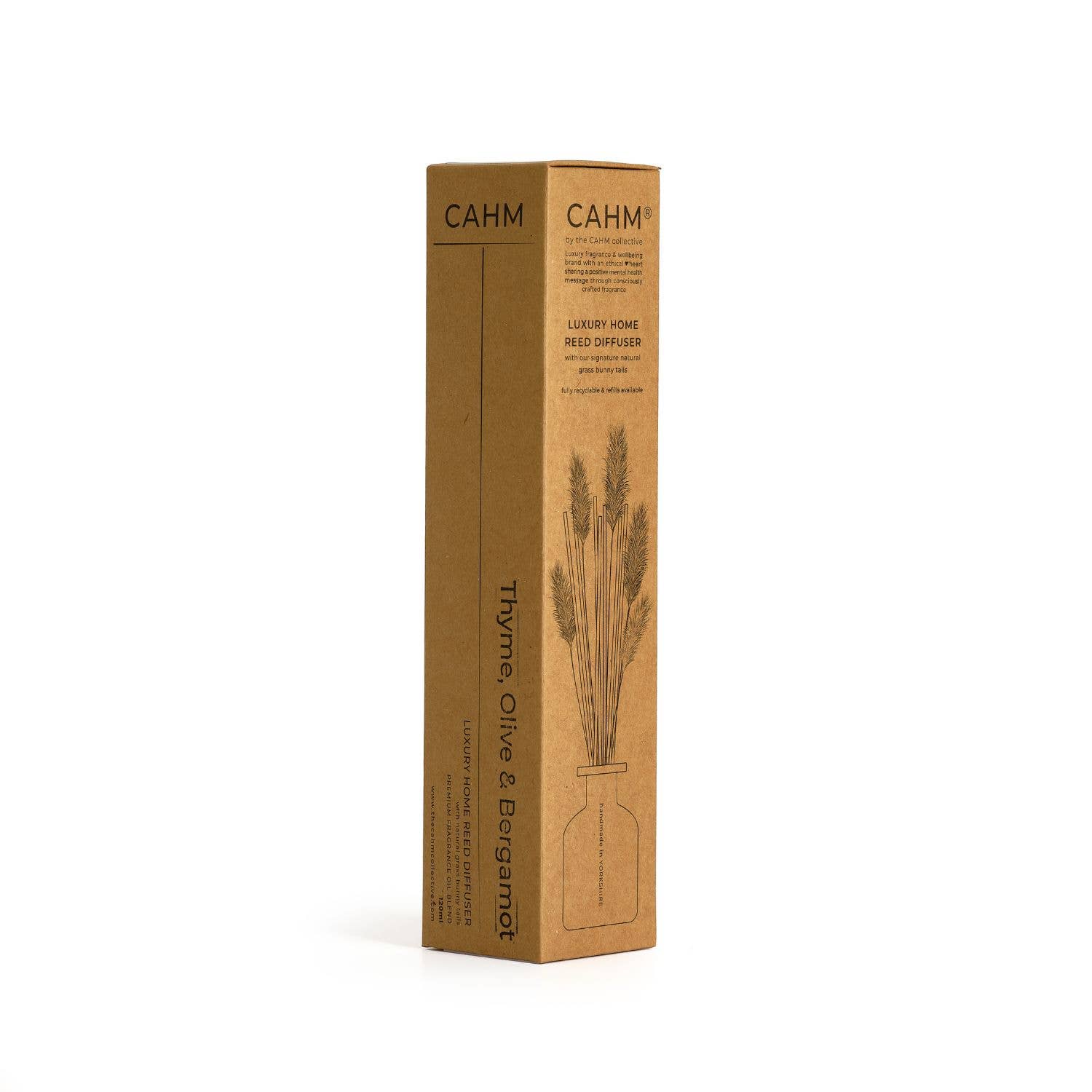 CAHM - Wholesale Reed Diffuser - Thyme Olive Bergamot Black Reed Diffuser | Reed Diffusers7