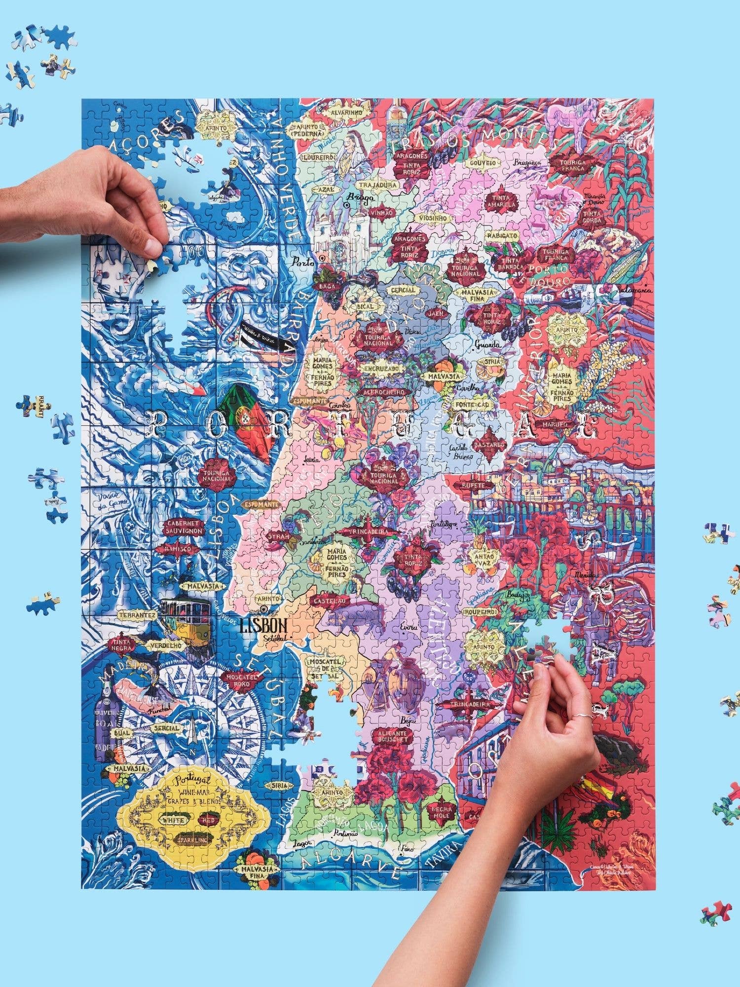 Water & Wines - Venta al por mayor Puzle - Adultos - Puzzle de vino - Portugal5