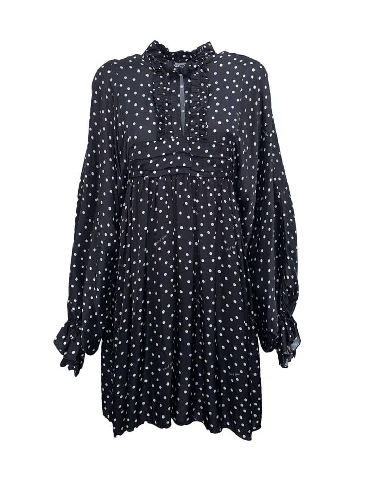 SILKE BLANDING OVERDIMENSIONERET KJOLE for engroshandel hos ODI ET AMO