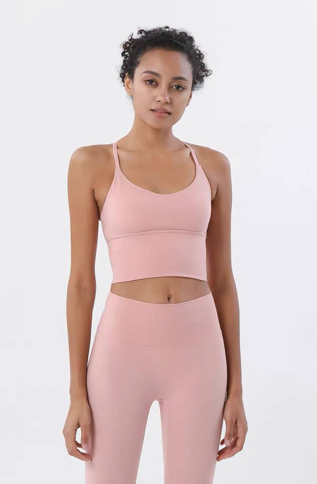 Belsize Activewear – wholesale Activewear set – Women′s – Sports Bra and Leggings Two Piece Sets pilates outfits6