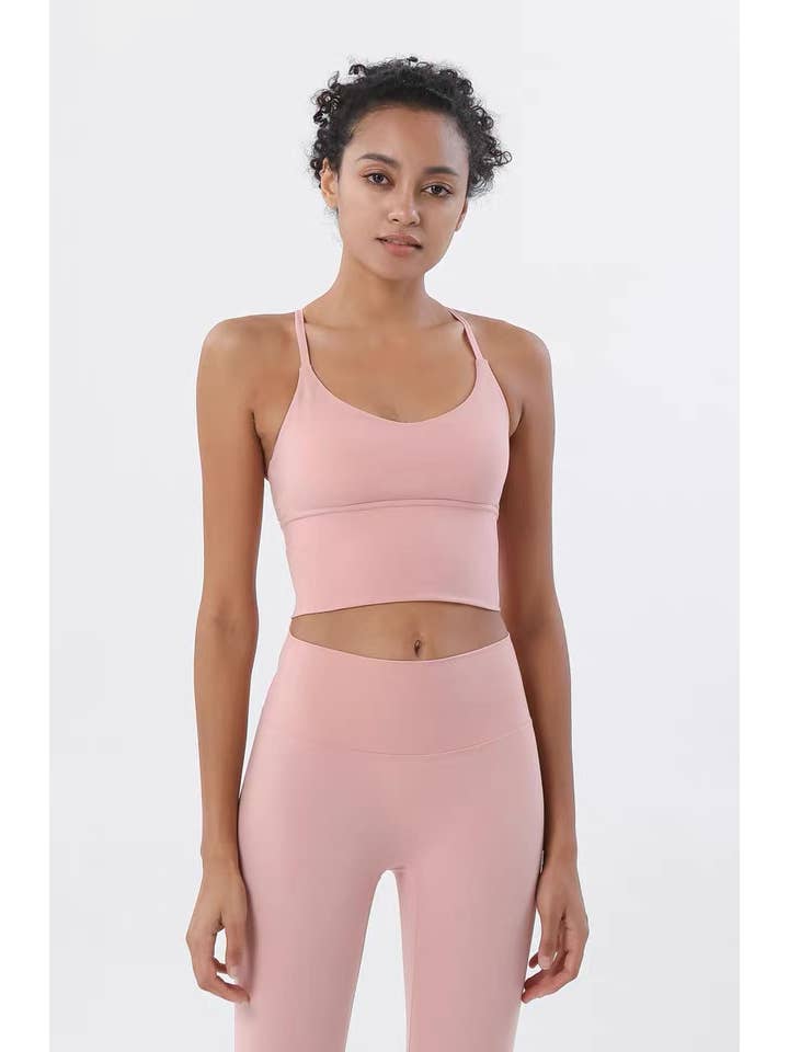 Belsize Activewear – wholesale Activewear set – Women′s – Sports Bra and Leggings Two Piece Sets pilates outfits6