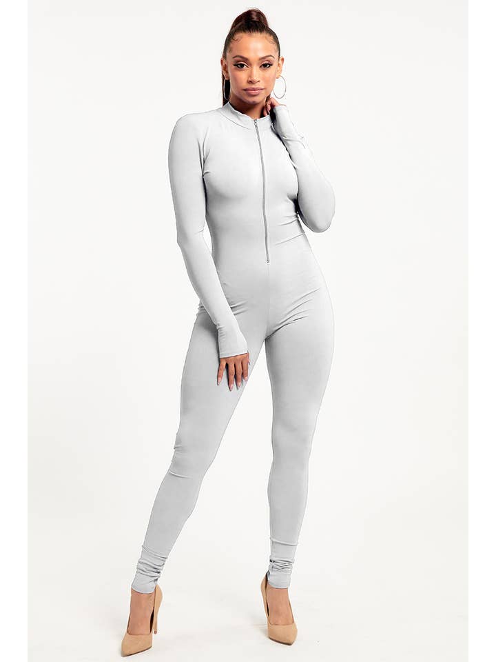 Jour – Engroshandel Jumpsuit - Dame – Jumpsuit til kvinder i nylonblanding med lynlås foran DT213430