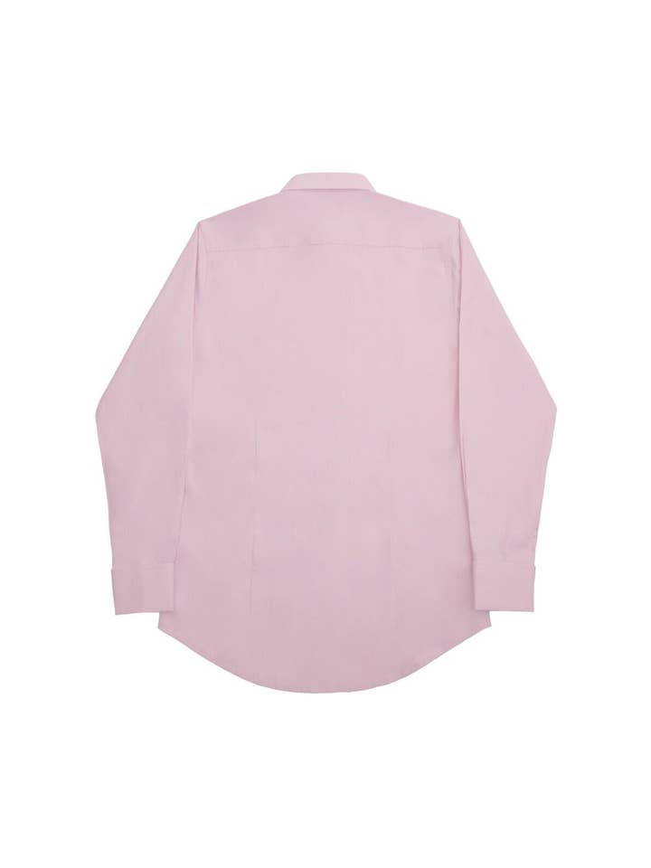 Mens Long Sleeve Poplin Slim Fit Double Cuff Shirts - Violet for wholesale on Faire