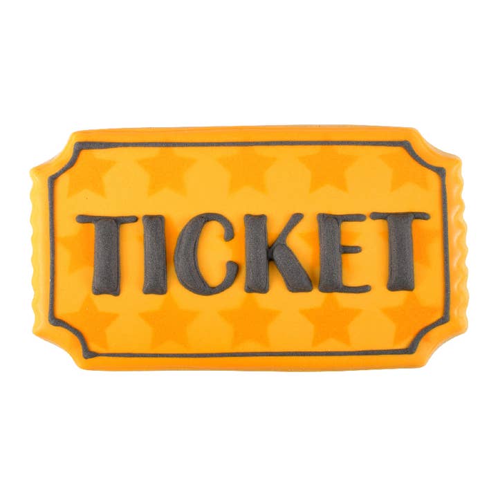 R&M International - Wholesale Uitsteekvorm - Ticket Cookie Cutter (3,75")2