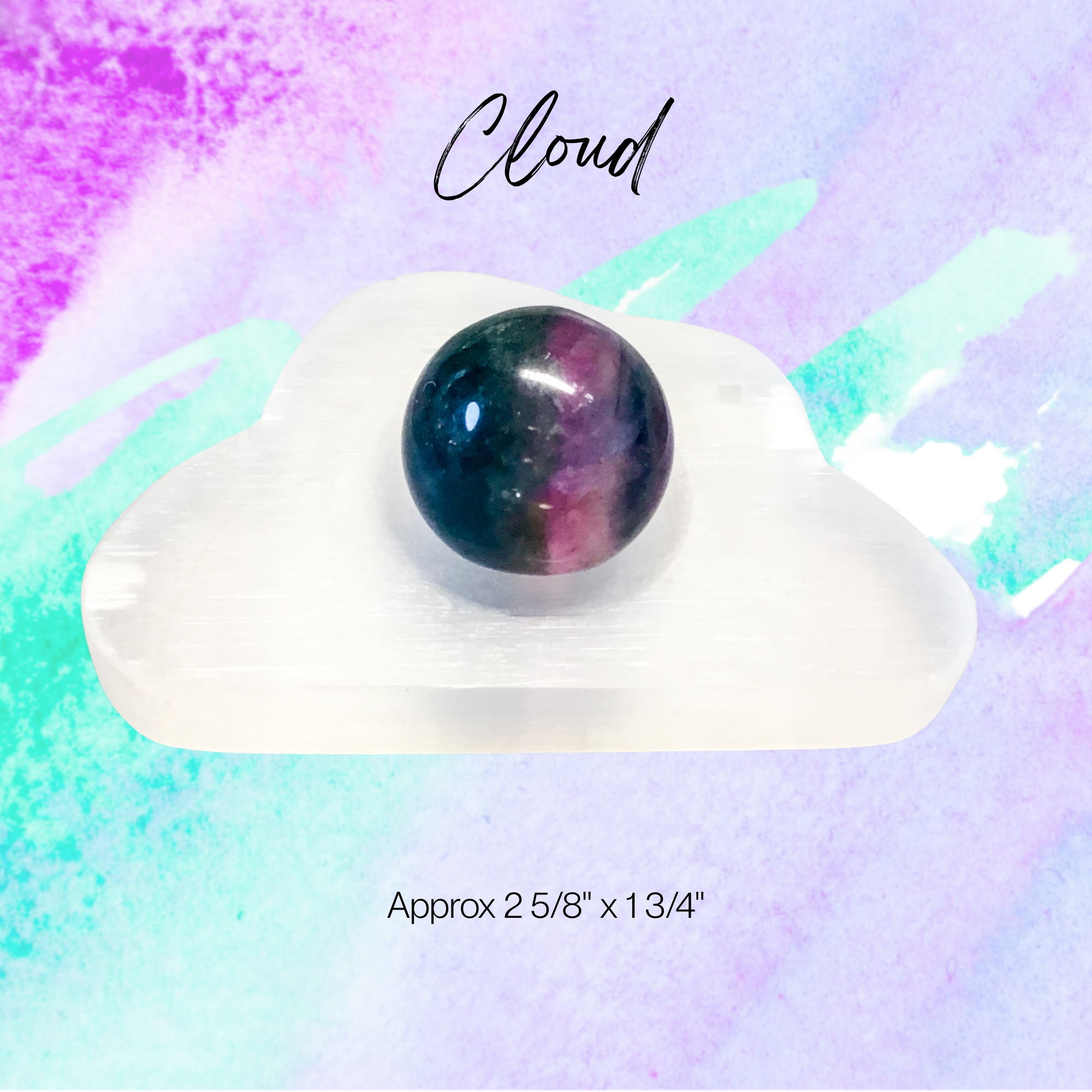 Essential Wellness - Body, Mind, Spirit - Wholesale Oplaadschaal voor kristallen - SELENIET Bolhouders voor Sferen - Verpakkings-/Infokaartoptie3