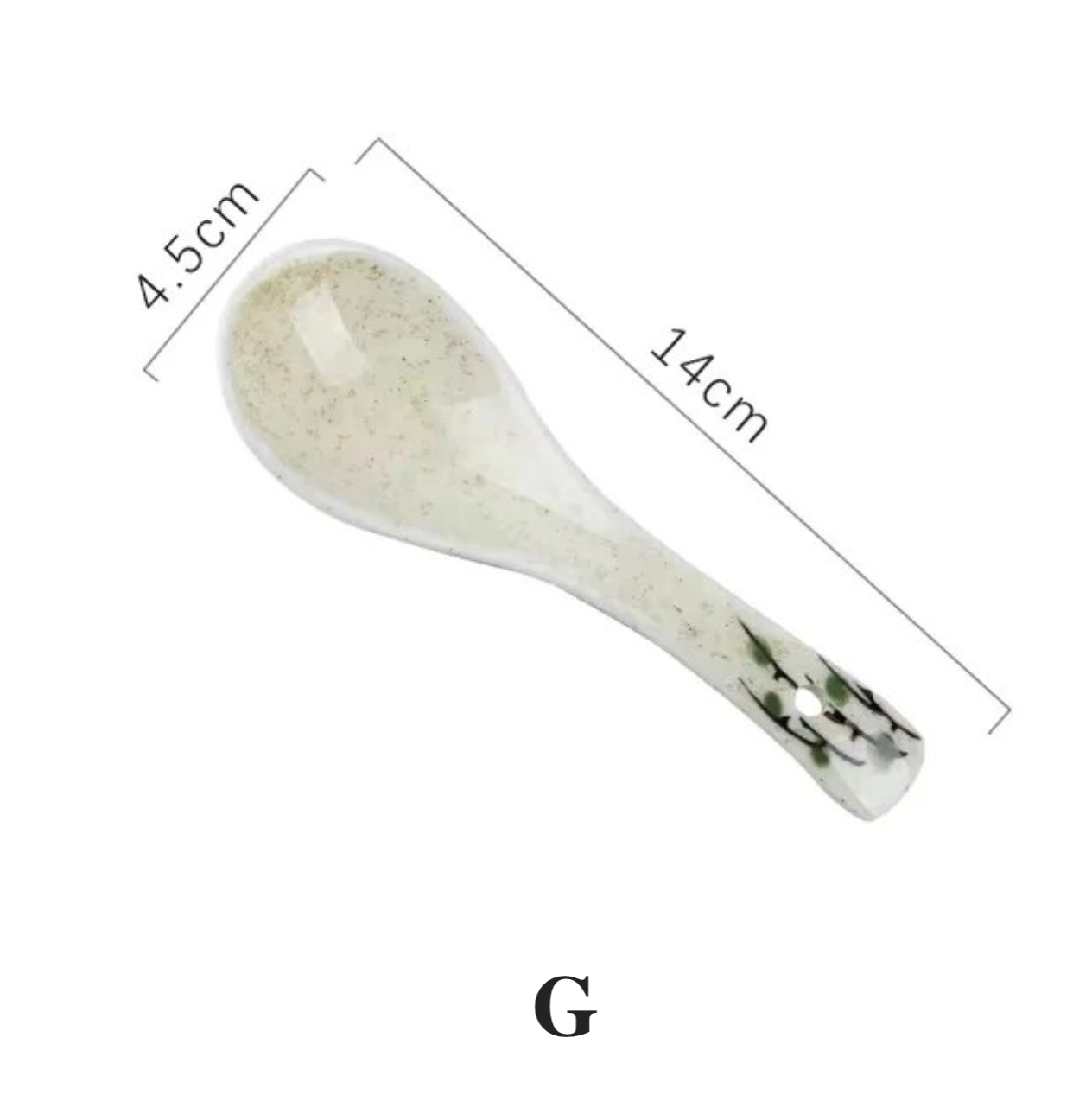 Homerely (We Cover All Import Duties) - Vendita all'ingrosso Cucchiai da cucina - Cucchiaio da zuppa in ceramica giapponese creativa | Stoviglie6