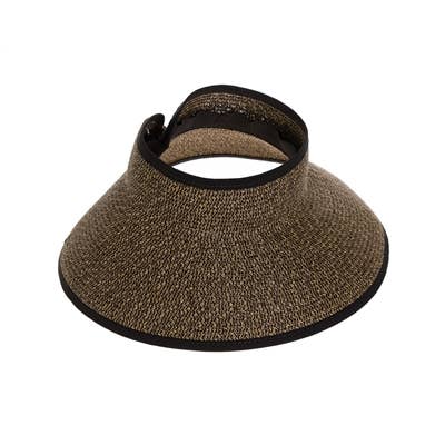 DNMC - Wholesale Visor - Women's - Heathered Roll-Up Sun Visor