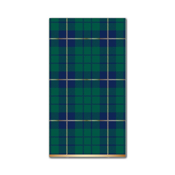 Harlow & Grey - Wholesale Disposable napkin - Tartan Christmas - Plaid Christmas Napkins - Dinner Napkins